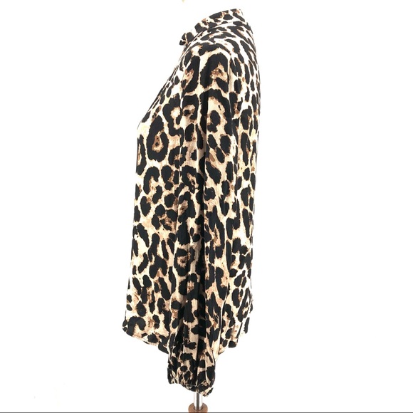 Baum Und Pferdgarten Black Brown Animal Print Top - Picture 3 of 8